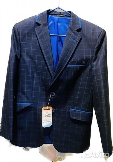 Новый пиджак на мальчика 140-146р