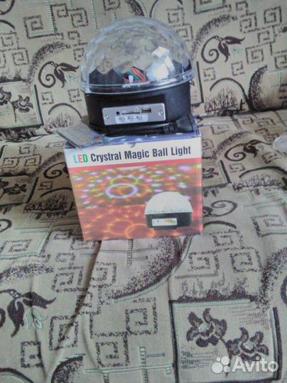 Колонка мп3: диско-шар