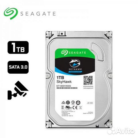 1тб Жесткий диск Seagate SkyHawk ST1000VX005