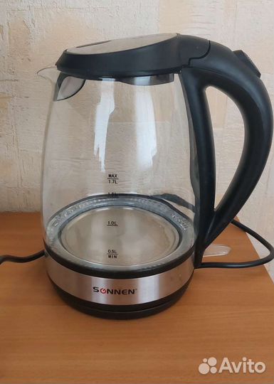 Чайник электрический sonnen KT-1788, 1,7 л