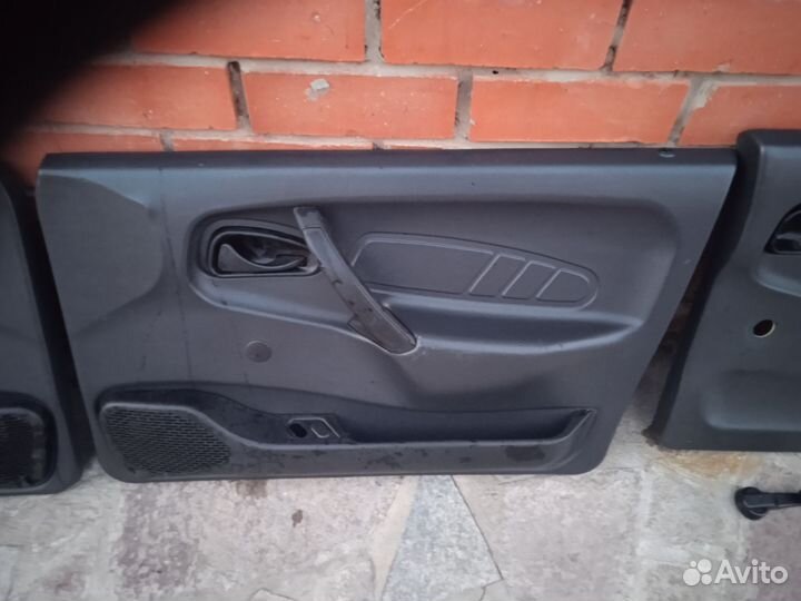 Дверные карты ваз 2114 комплект с ручками