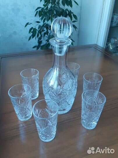 Графин с рюмками СССР