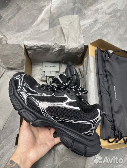 Balenciaga 3xl reflective sneakers, Black