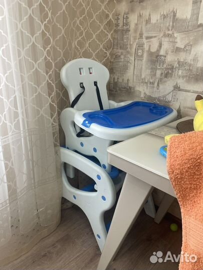Детский стульчик для кормления трансформер