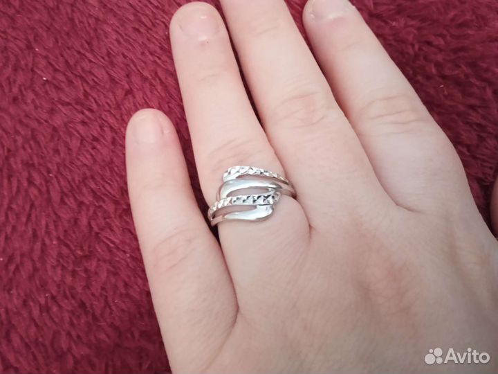 Серебряное кольцо 16,5
