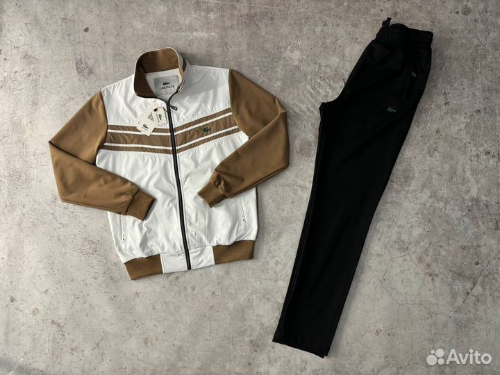 Спортивный костюм Lacoste белый LUX