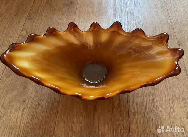 Ваза из цветного стекла СССР