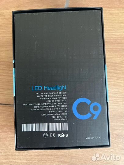 С9 super LED Светодиодные лапмы автомобильные H7