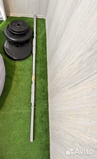 Штанга гриф блины бу