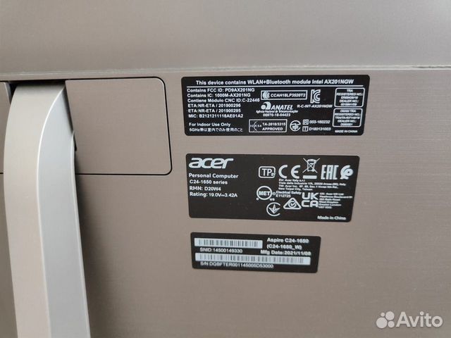 Моноблок Acer Aspire C24-1650 объявление продам