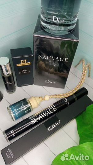 Мужской парфюм Sauvage Dior в наборе 5 в 1