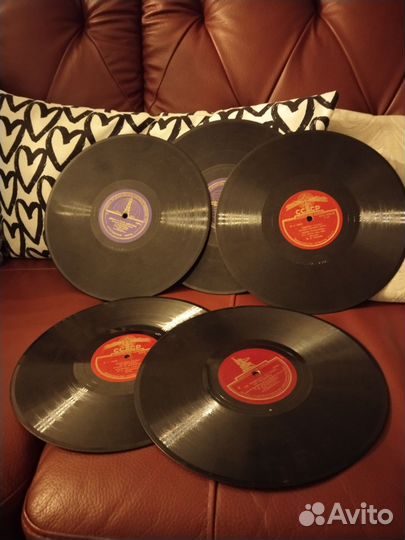 Пластинки для патефона, граммофона