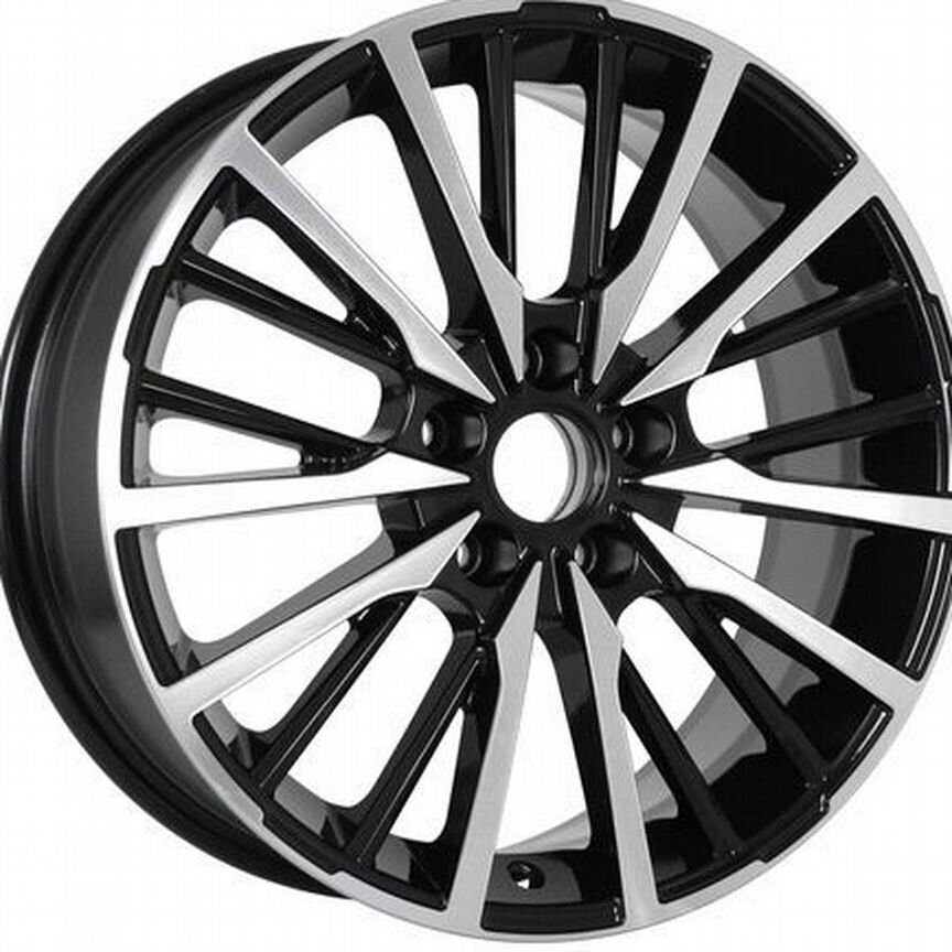 KDW KD1740 : 7x17 5*108 Et:33 Dia:60,1 Black Front Polished