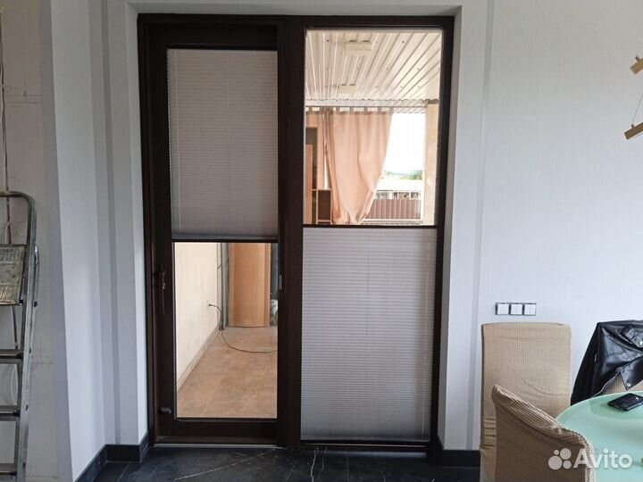 Шторы Плиссе на двери