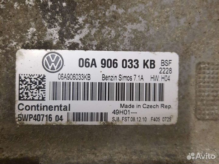 Блок управления двигателем Skoda Octavia A5 (1Z) 1