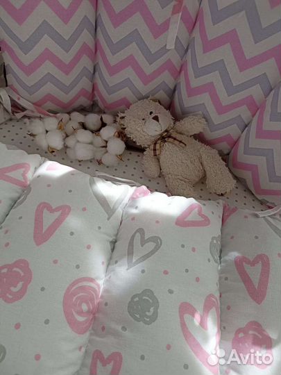 Бортики в детскую кроватку