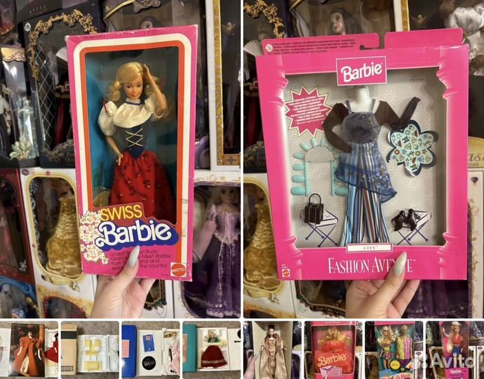 Кукла барби фарфоровая swiss fashion avenue