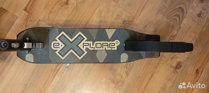 Самокат Explore Super Pro колесо 230мм, синий