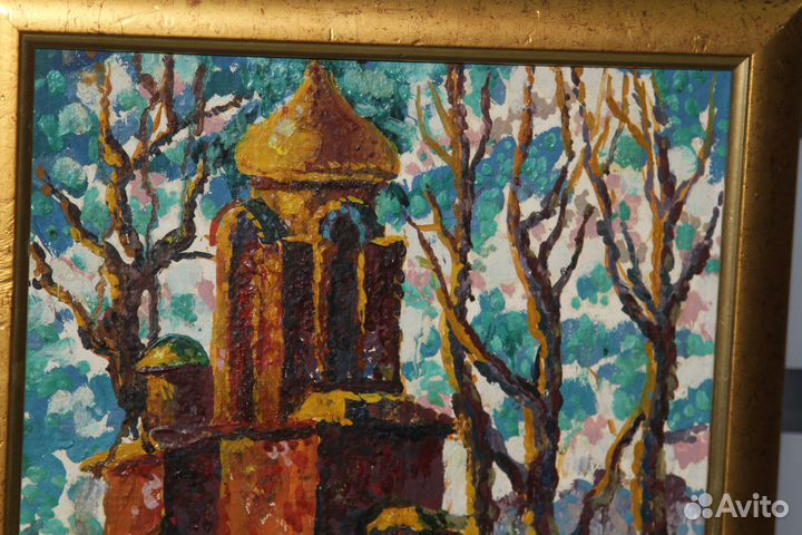 Картина Церковь в Яковлево. Абдюков Р