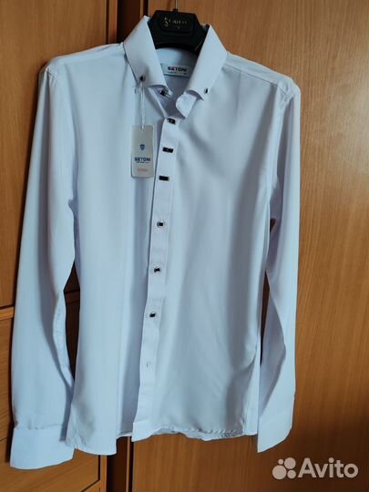 Мужская рубашка белая новая
