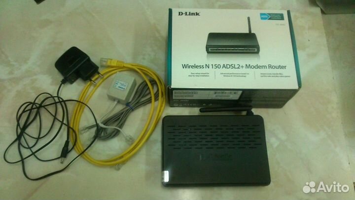 Модем-роутер D-Link DSL-2640U с WI-FI