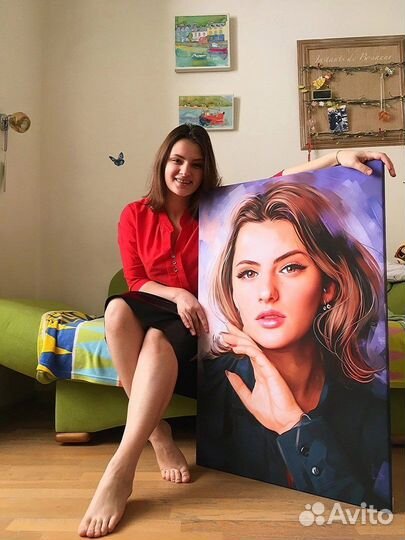 Портрет на холсте по фото Воронеж