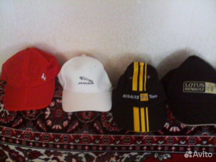 Бейсболки оригинальные Ferrari, Renalt Lotus, Jagu