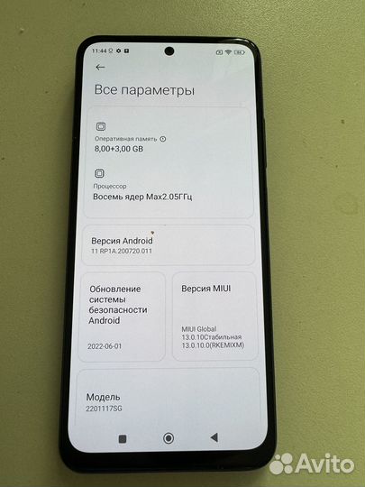 Xiaomi Redmi Note 11S, 8/128 ГБ