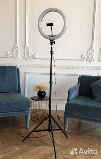 Кольцевая лампа со штативом + доставка