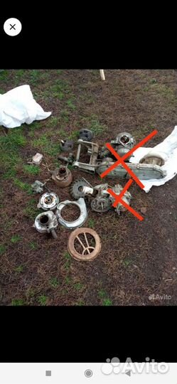 Запчасти на мотороллер вятка