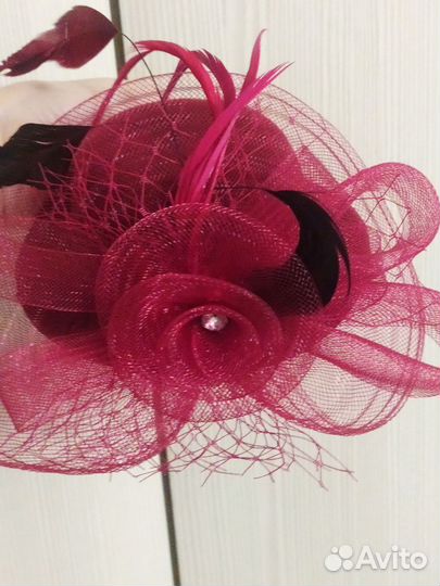 Шляпа - заколка фетровая женская