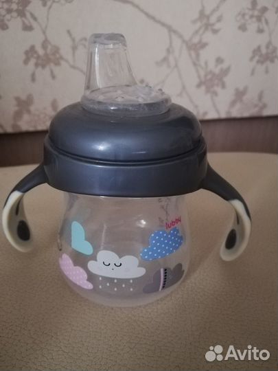 Поильник-непроливайка Lubby мягкий носик 150мл