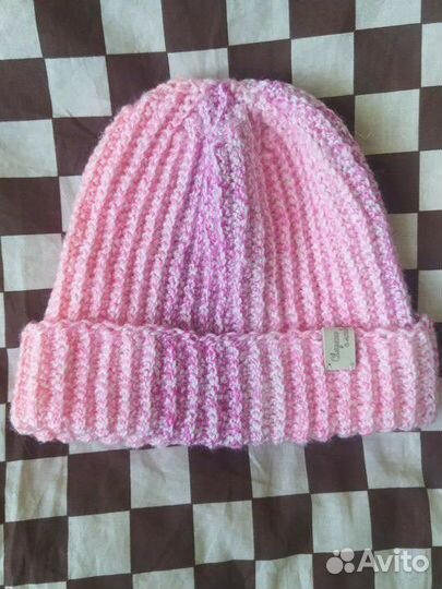 Шапка женская ручная вязка