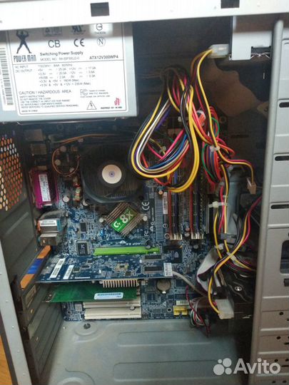 Компьютер, монитор, клавиатура, мышь