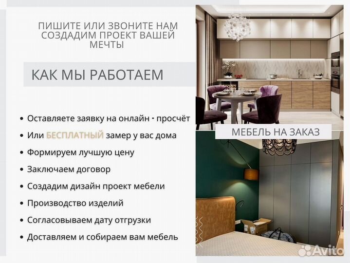 Кухня по вашим размерам на заказ