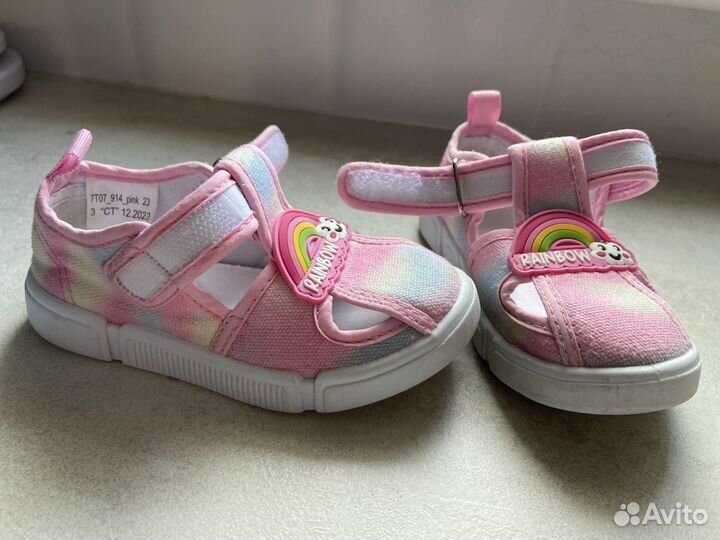 Сандали текстильные 23