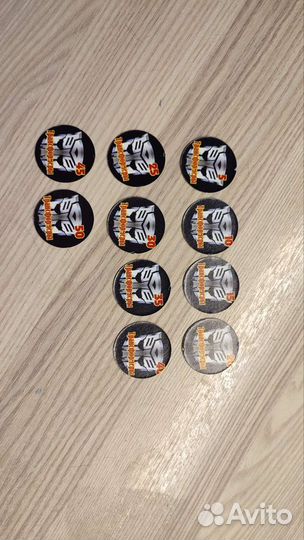 Фишки трансформеры коллекция 10 штук новые