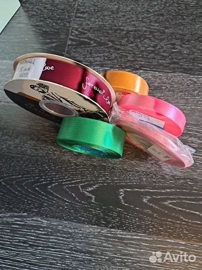 Лента атласная и репсовая