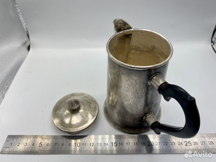 Кофейник мельхиор, Кольчугино, СССР