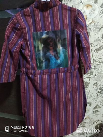 Платье рубашка 134