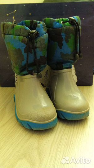 Резиновые сапоги с утеплителем