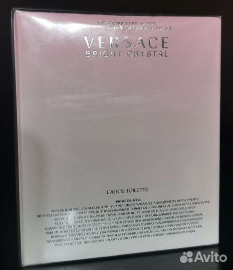 Туалетная вода versace bright crystal духи
