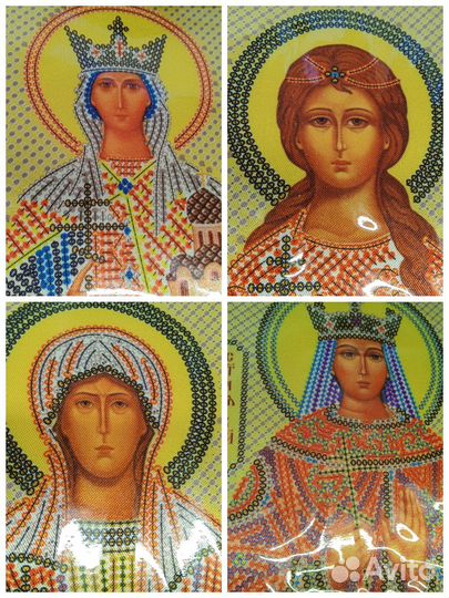 Набор для вышивания бисером иконы С