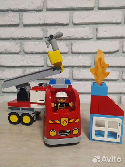Lego duplo аналог Пожарный грузовик