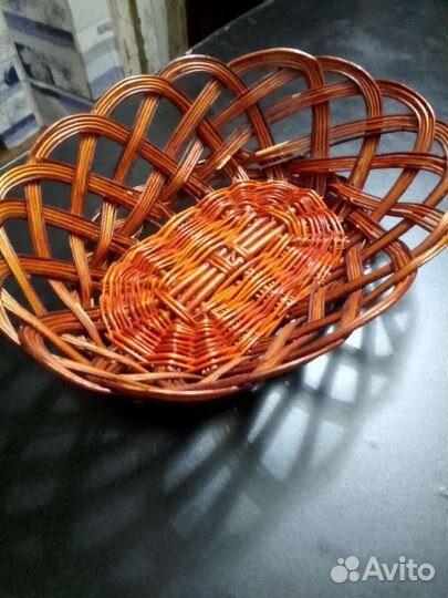 Плетёная ваза