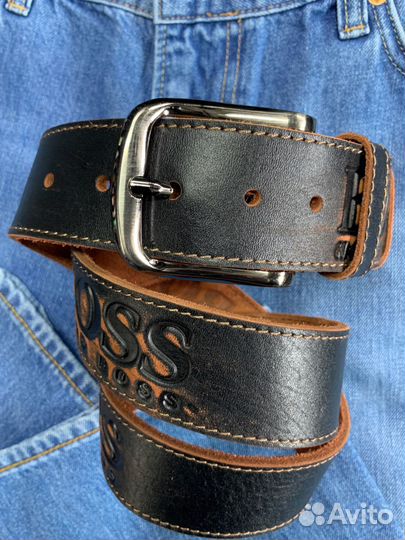 Ремень кожаный Hugo Boss