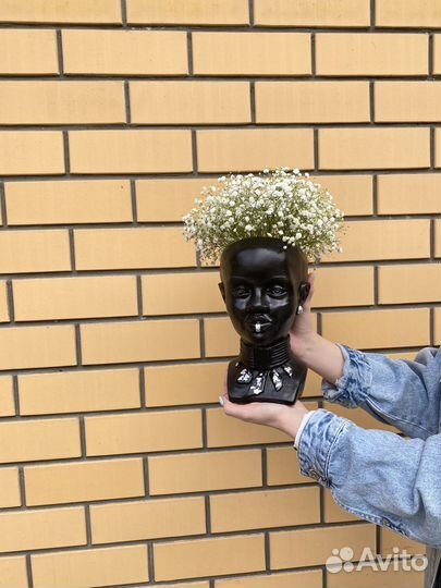 Кашпо из гипса 