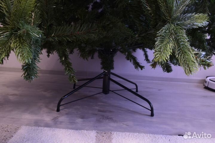 Ель искусственная литая + пвх 240 см