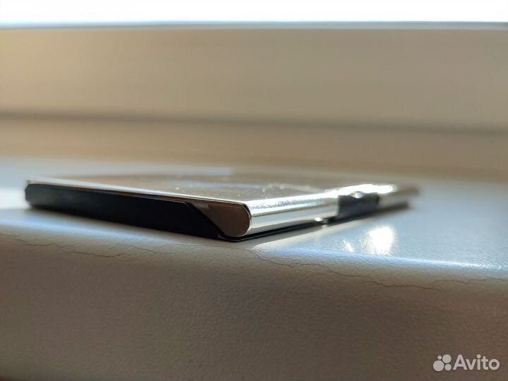 Визитница металлическая 93х62х7мм