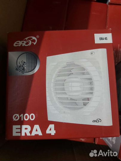 Вентилятор вытяжной ERA 4S канальный 100 мм. 56шт